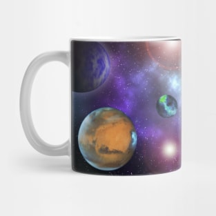 Colorful planets Mug